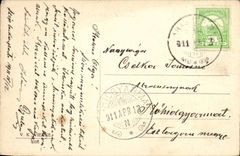 Fantasy - Woman - Woman with cherry tree branch - chicken - chicken CPA (Hungarian chart Hungary Hungary)