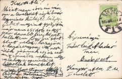 Kunste - Tabelle - verbinden das Gehen in Richtung zum gemutlichen Hauschen CPA (ungarisches Diagramm Ungarn Ungarn)