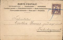 fantaisie - Couple - Crying woman and concerned man - barrels of wine - CPA (carte hongroise Hungary Hongrie)