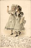 Fantaisoie - Children - Children in fancy clothing (Hungarian chart Hungary Hungary) - CPA