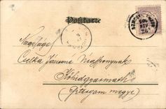 Fantaisoie - Couple in deep conversation (carte hongroise Hungary Hongrie) - CPA 