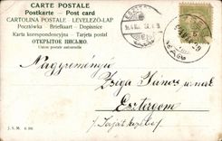 Fantasy - Woman - Woman with smug relaxed expression CPA (Hungarian chart Hungary Hungary)