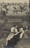 Fantaisie - Couple - Deutscland - Militaria - Wenn ich dich nur lieb in Herzen CPA 