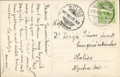 Fantaisie - Couple - Deutscland - Militaria - Wenn ich dich nur lieb in Herzen CPA 