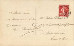 Festivals - Happy New Year - Woman Fantasy - CPA