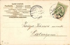 Fantasy - Child - 1905 - Wrestling me yew you edge! CPA (relief map)