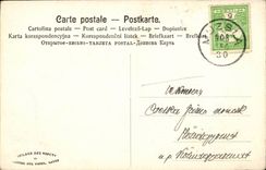 Fantaisie - Joyous couple - celebration - lovely card (carte hongroise Hungary Hongrie) -CPA