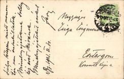 Fantasy - Child - Naked child in pig driven sled - pig (Hungarian chart Hungary Hungary) - CPA