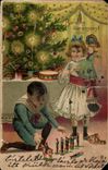 Fantasy - Child - Children playin with toys At Christman - Christmas (Hungarian chart Hungary Hungary) - CPA