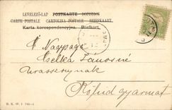 Fantasy - Woman - beautiful woman feeding birds (Hungarian chart Hungary Hungary) - CPA