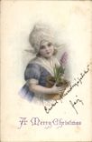 Fantasy - Child - Adorable child with pot off flowers (Hungarian chart Hungary Hungary) - CPA