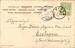 Fantasy - Pensive woman in lovely dress (Hungarian chart Hungary Hungary) - CPA