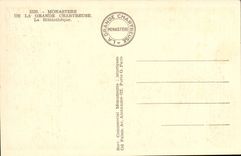 CPA Kloster der grossen chartreuse Bibliotheksbibliothek