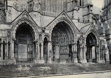 CPA Cathedral of Northern Chartres Gate