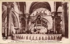 Louvesc CPA chorus of the basilica St governed