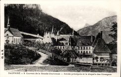 Brutgrosser chartreuse Haupteingang Dauphine-CPA und die Wolbung aus dem Ausland