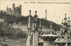 Lyon - Abside de Fourviere et Tour -- CPA - 