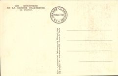 Kloster - grosses Chartreuse - Kuche - CPA -