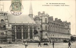 Saint Germain in Bush hammer - the Castle and Vault CPA -