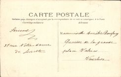 Saint Germain in Bush hammer - the Castle and Vault CPA -