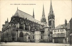 Moulins - the Apse of Cathedral CPA -