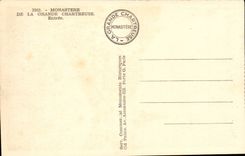 Grosses Chartreuse - Eingang - Kloster - CPA