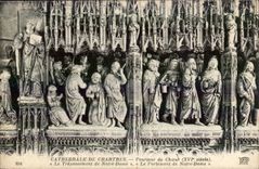 Cathedral of Chartres CPA Circumference of the chorus trepassement of Notre Dame