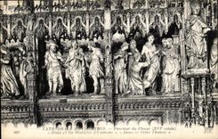 Cathedral of Chartres CPA Circumference of the Jesus chorus and the disciples D Immaus
