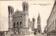Basilika Nd Lyon-CPA Fourviere der Gesamtabbildung