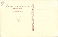 CPA Chartres the northern gate