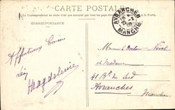 Basilika Nd Lyon-CPA des Fourviere gesehenen seitlichen Fanges des Metallaufsatzes