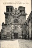 Souvigny CPA Facade of the church of the 15th two Tours are 12th