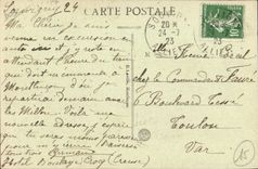 Interior Souvigny CPA of the church