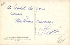 Montlucon CPA Church Notre Dame edifiee at the period Romance and rebuilt with 15th