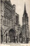 Cathedral of Chartres CPA the northern gate and the New tower