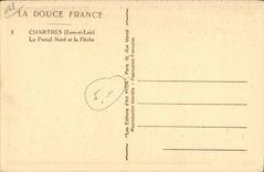 Chartres CPA the Northern gate and the arrow