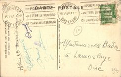 Chartres CPA Cathedrale Nave dimensions Northern