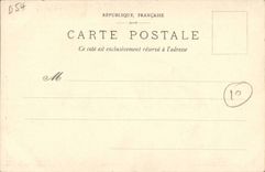 Nancy CPA Eglise Saint Pierre + publicite Souvenir des Biscuits Georges