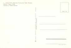 CPM Sagunto Valencia Ruines du Theatre Romain 