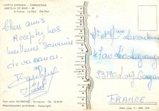 CPM Costa Dorada Tarragona Ameilla de Mar Le port Bateaux