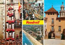 CPM Costa Dorada Tarragona Vendrell Divers aspects de la ville 