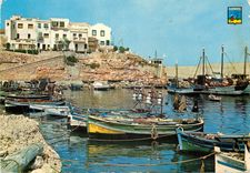 CPM Costa Dorada Tarragona Ametlla de Mar Vue partielle Bateaux