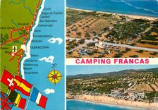 CPM Costa Dorada Tarragona Vendrell Camping Francas Plage 