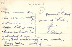 CPA Cathedral of Soissons after the war the tower of the Large Breach