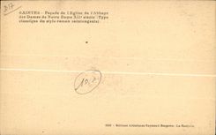 Saintes CPA the basilica of the eglies of the abbey of the Ladies of Our traditional Standard Lady of the Romance style saintogeais