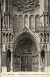 Chartres CPA the central gate of the cathedral