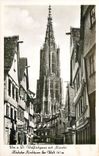 CPM Ulm a D Walfischgasse mit Munster Kochster Kirchturm der Welt 