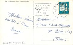 CPM Zweibrucken Pfalz Rosengarten 