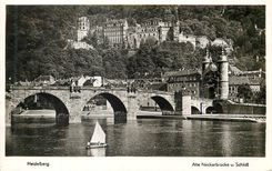 CPM Heidelberg Alte Neckarbrucke u Schloss 