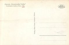 CPM Operette Florenlinische Nachte 